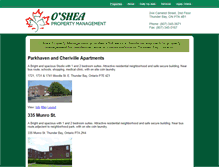 Tablet Screenshot of osheaproperties.ca